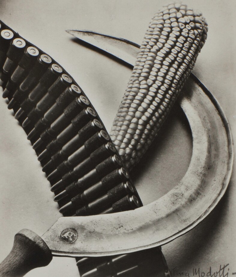 Tina Modotti Bandelier, Corn and Sickle