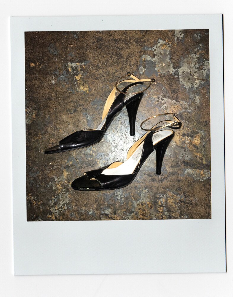 Sling back bracelet stilettos, 2000