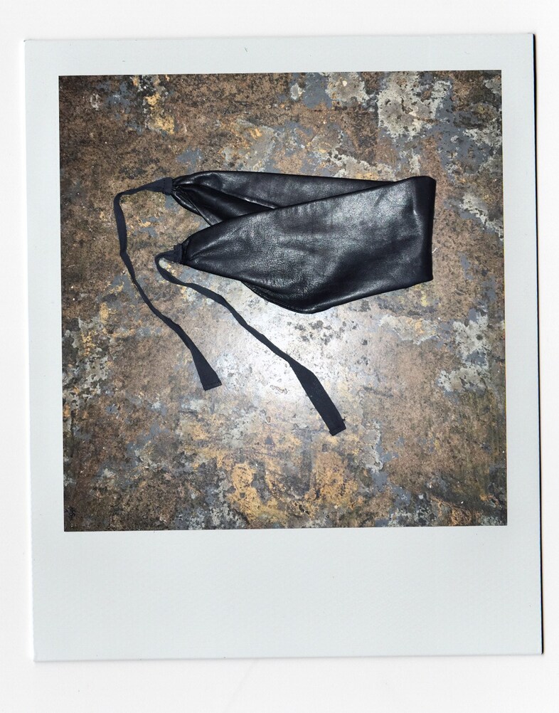 Leather choker, 1992