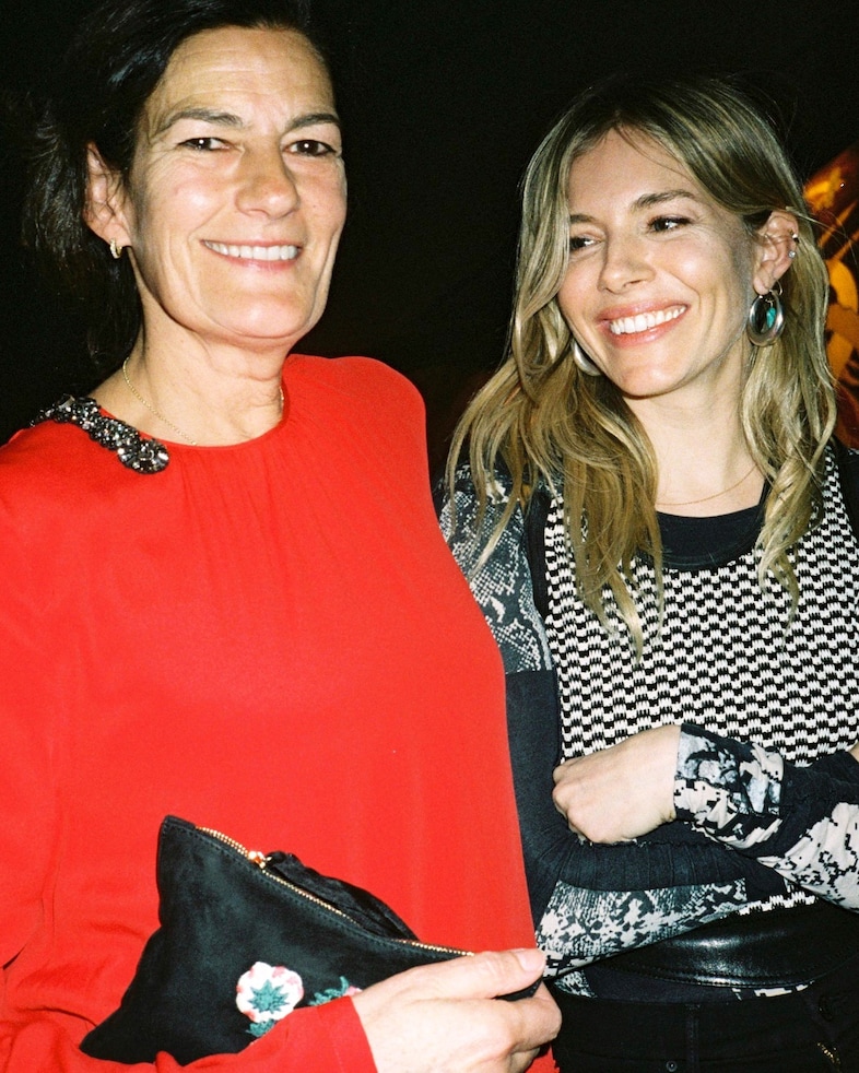 Venetia Scott and Sienna Miller
