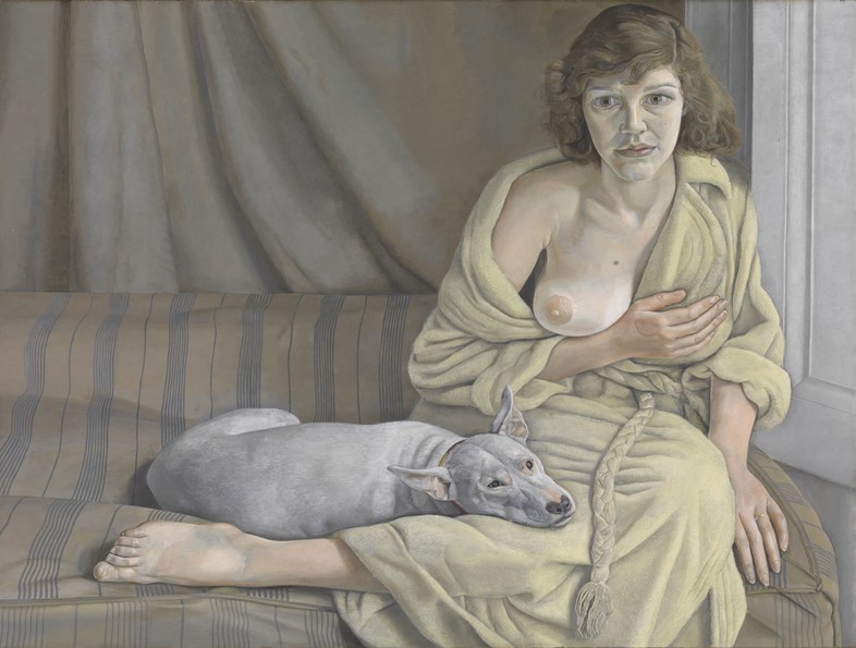 Lucian Freud - Girl With Dog