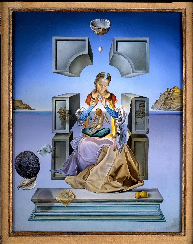 5.-Salvador-dalí.-Madonna-de-Portlligat,-1949.-Ha