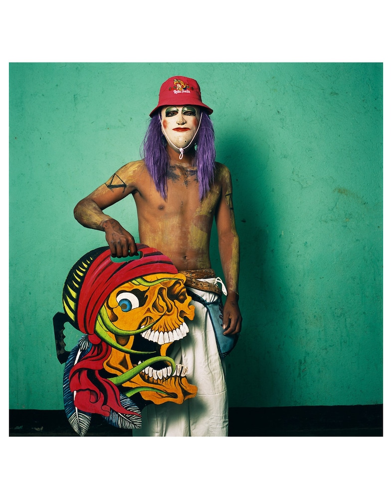 Man-with-Skull-Plaque--2013_Phyllis-Galembo_Mexico