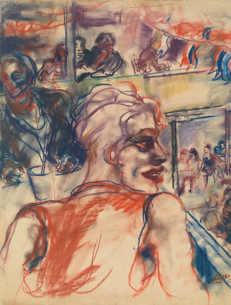 16.-Elfriede-Lohse-Wächtler,-Ausblick-im-Nachtlok