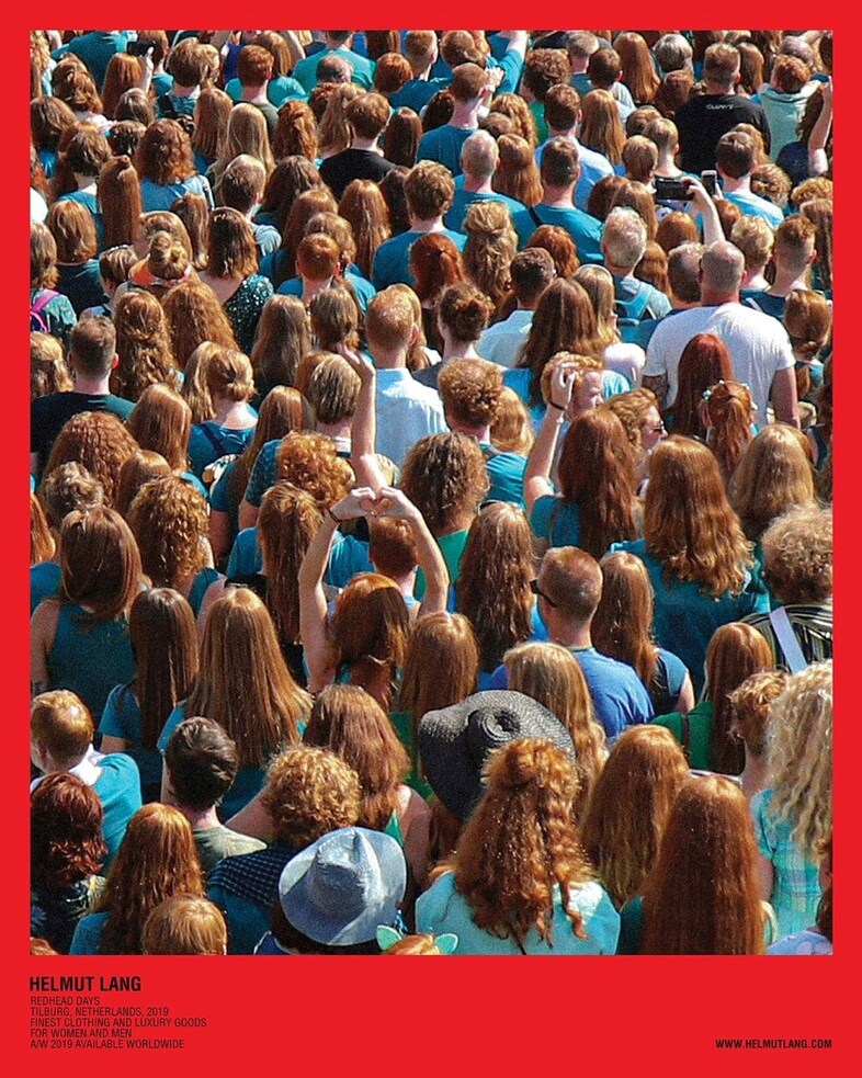 Helmut Lang Autumn/Winter 2019 Redheads Festival