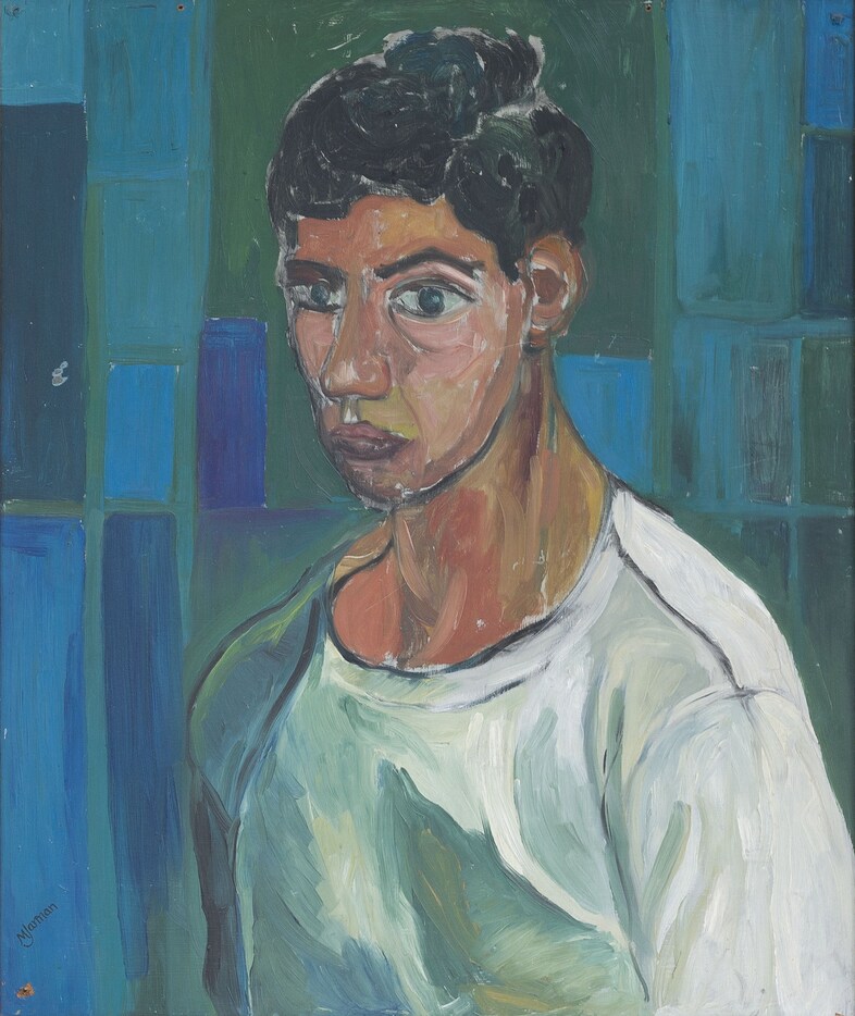 1. Self-portrait, Oil on canvas, 76.2 x 63.5 cm, 1