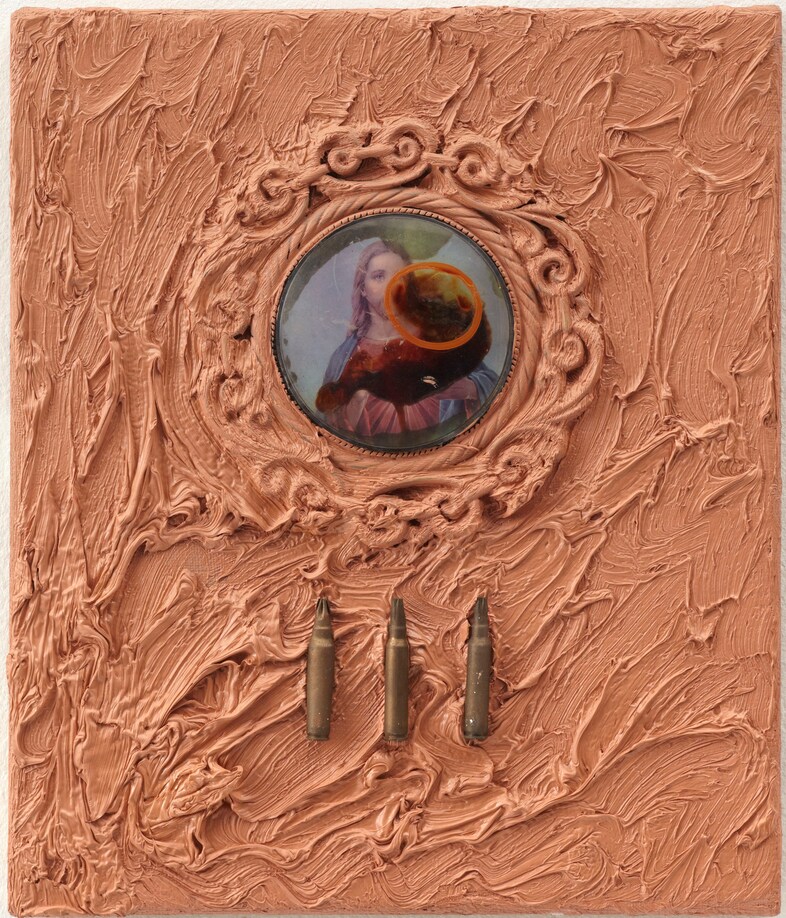 17. Flesh Tint, 1990, oil and mixed media on canva