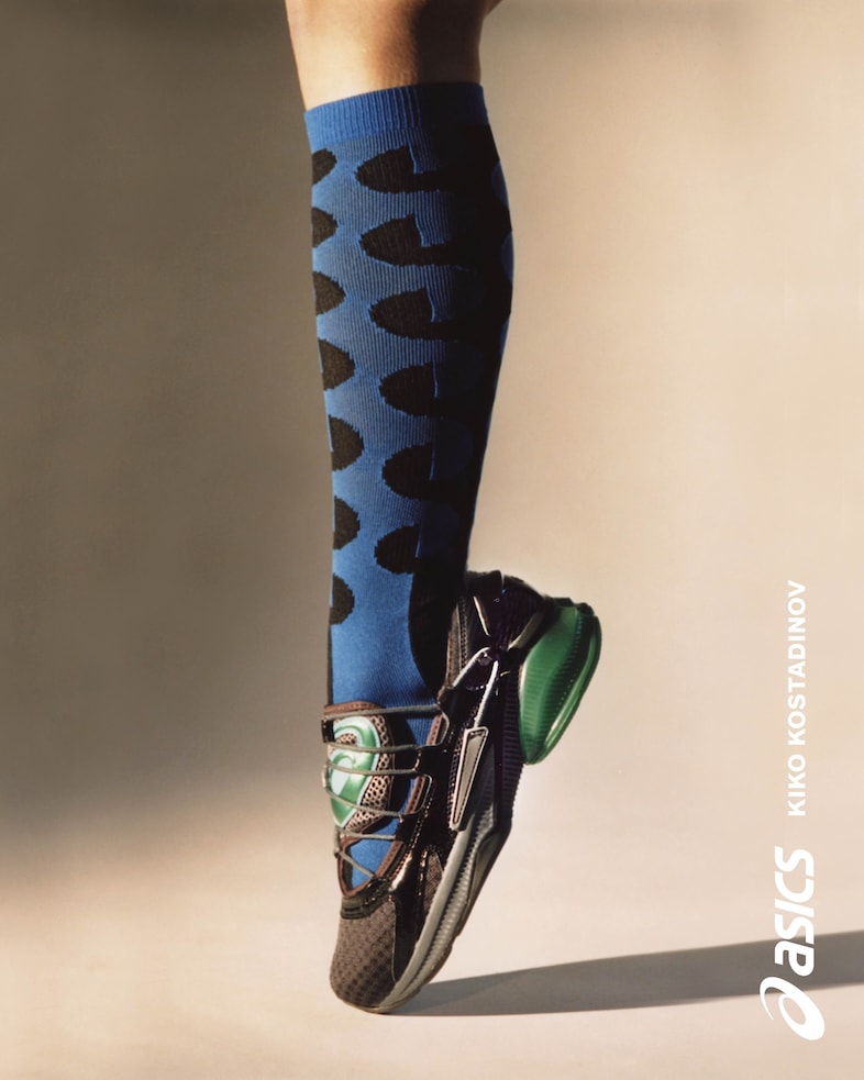 ASICS x Kiko Kostadinov Gel Aurania trainers campaign