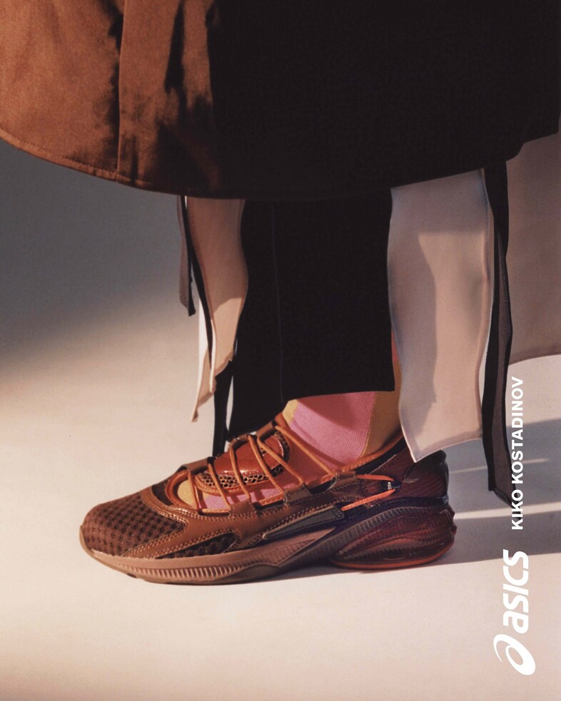 ASICS x Kiko Kostadinov Gel Aurania trainers campaign
