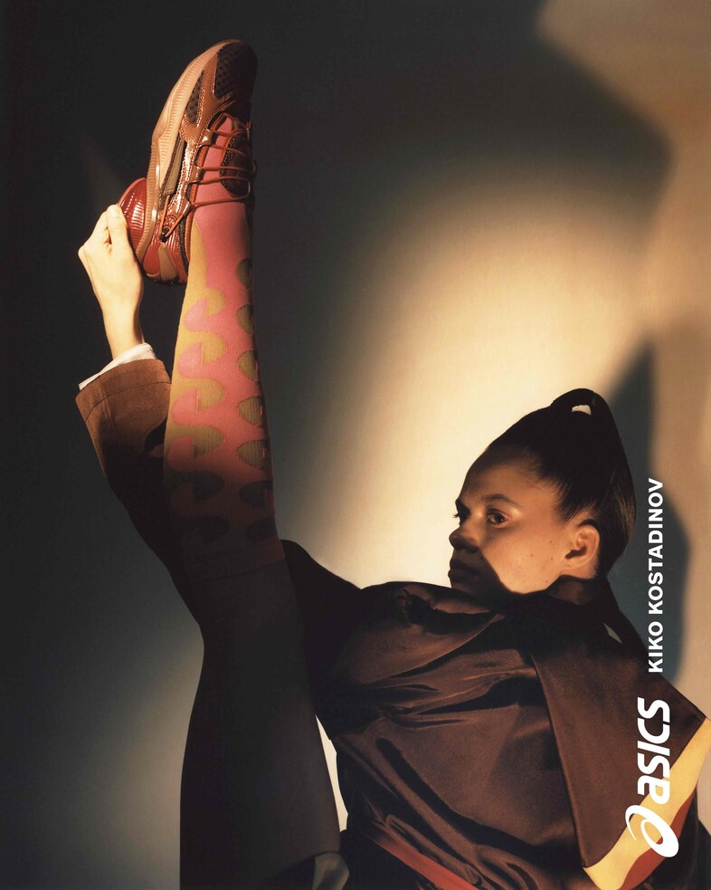 ASICS x Kiko Kostadinov Gel Aurania trainers campaign