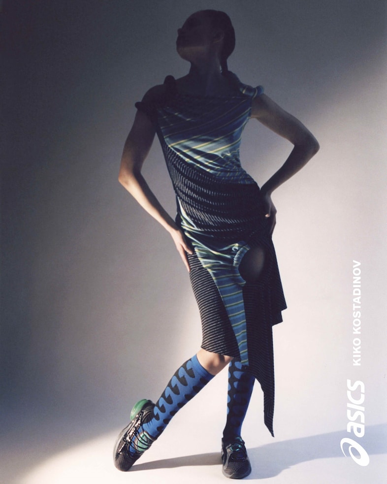 ASICS x Kiko Kostadinov Gel Aurania trainers campaign