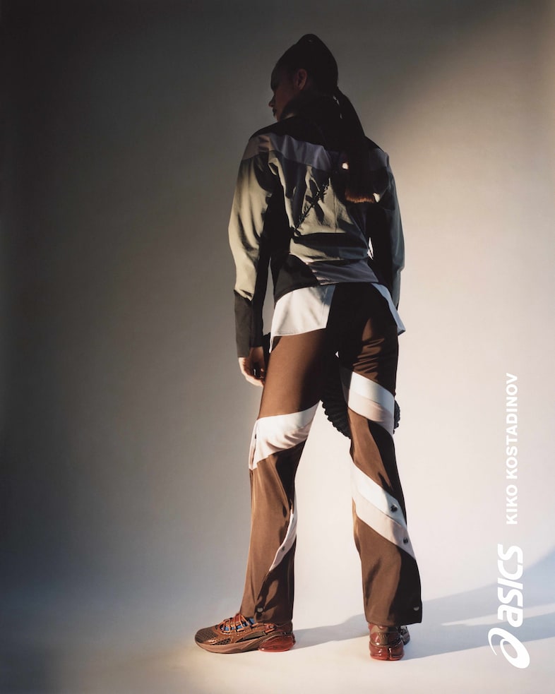 ASICS x Kiko Kostadinov Gel Aurania trainers campaign