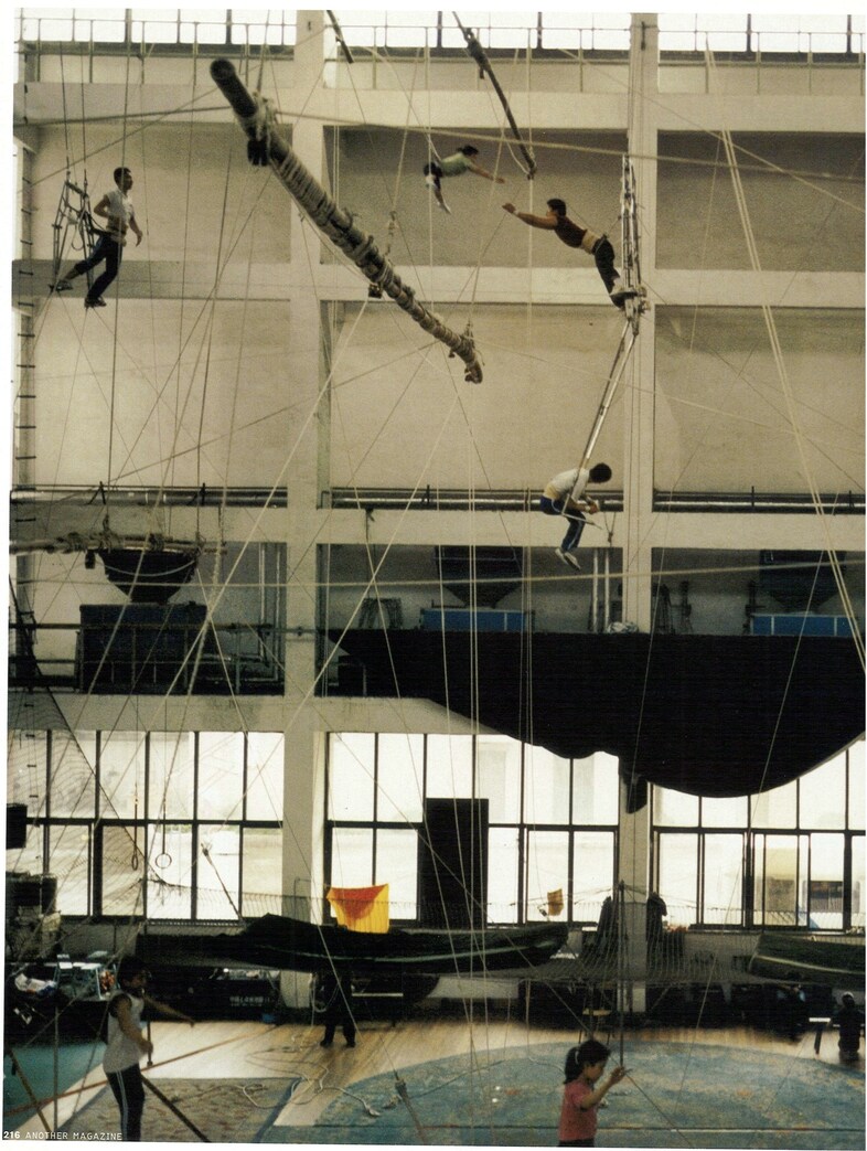 Chinese Acrobatics AnOther Magazine A/W04 Jonathan Frantini