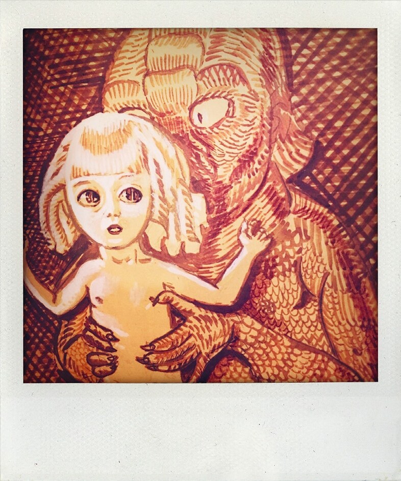 Polaroids by Nick Cave