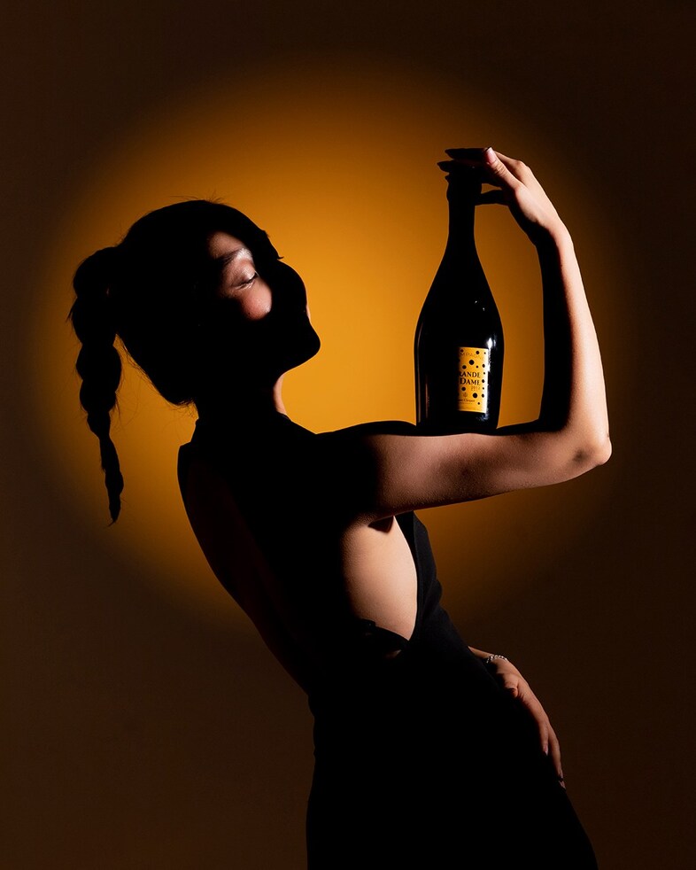 Shini Park for La Grande Dame x Yayoi Kusama by Veuve Clicq