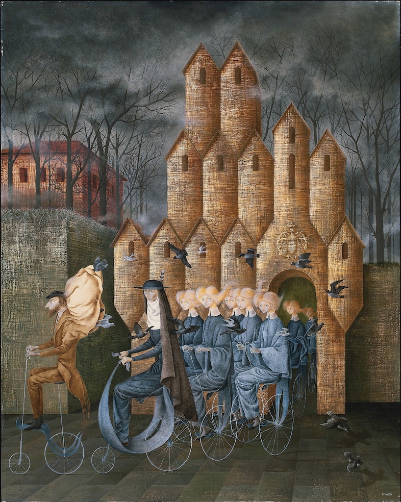 Remedios Varo - To The Tower 1961. Private collect