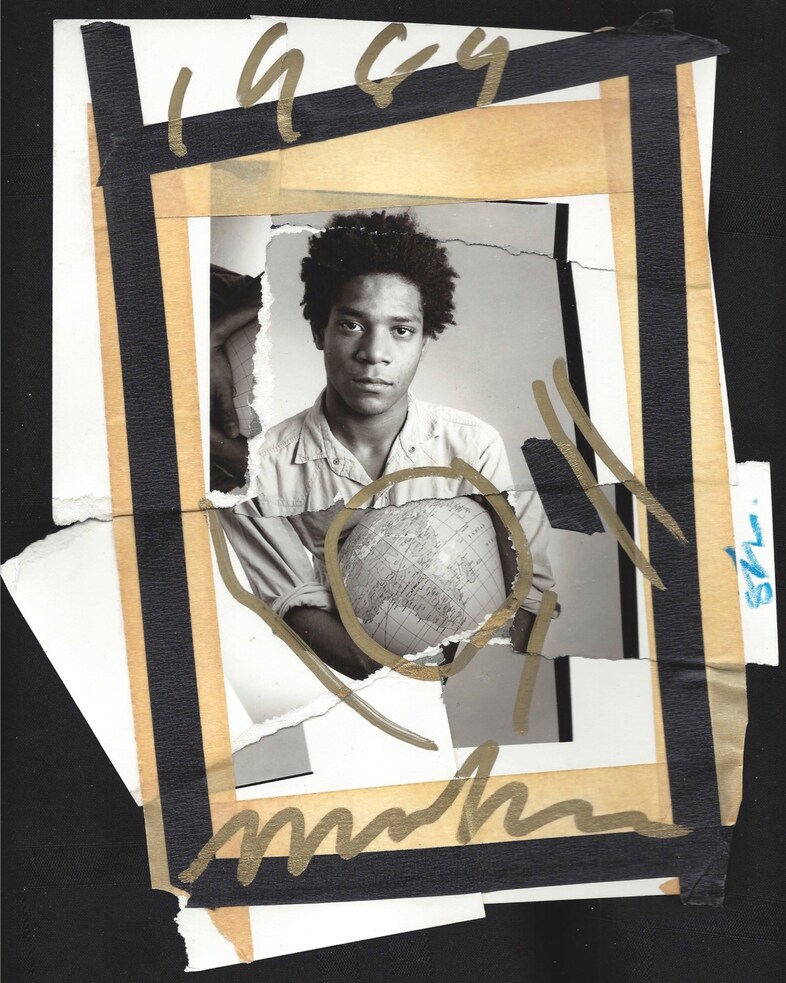 Basquiat 3 Collage 1989