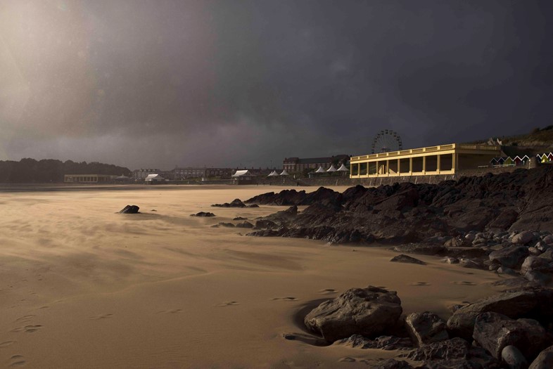 Wales at the Seaside by Jon Pountney