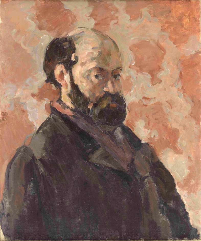 Paul Cezanne - Portrait of the Artist with Pink Ba