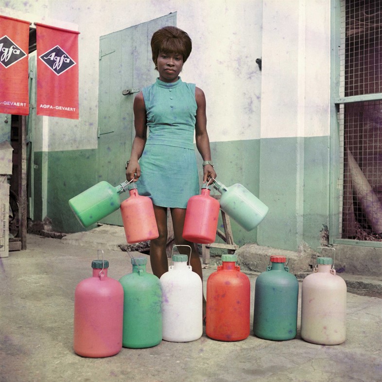 James Barnor, A Shop Assistant at Sick-Hagemeyer Accra, 1971