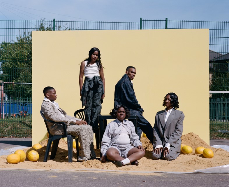 Bianca Saunders &#39;YELLOW’ SS20 campaign. Shot and S
