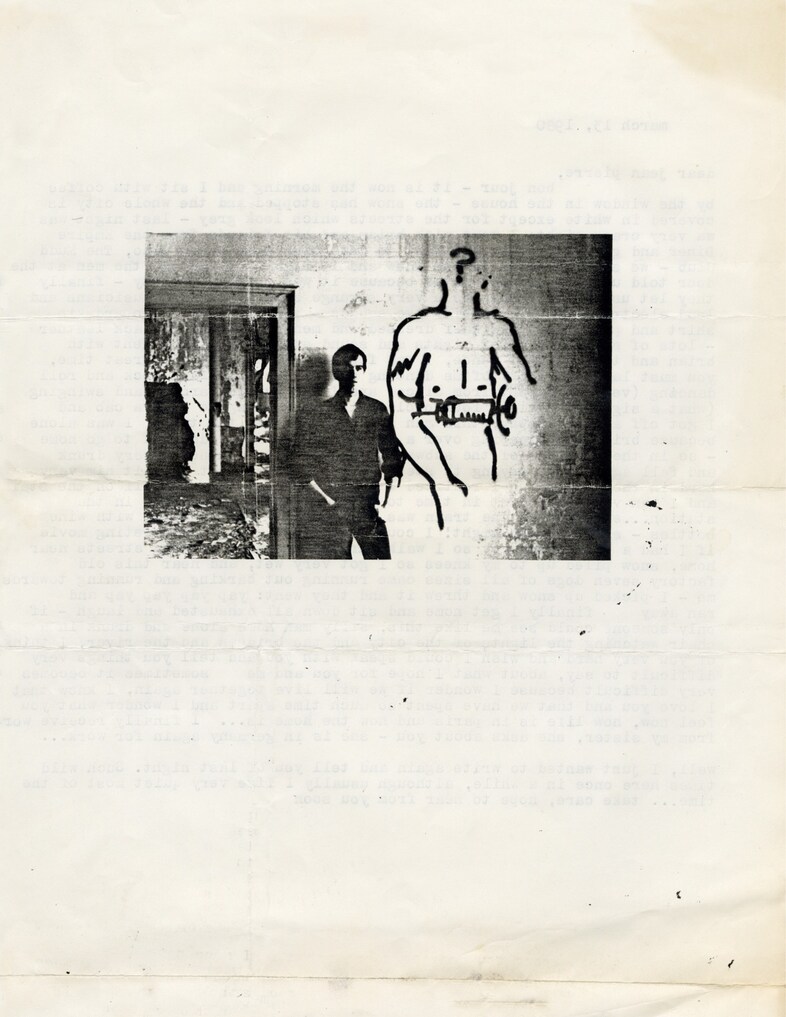 Dear Jean Pierre by David Wojnarowicz