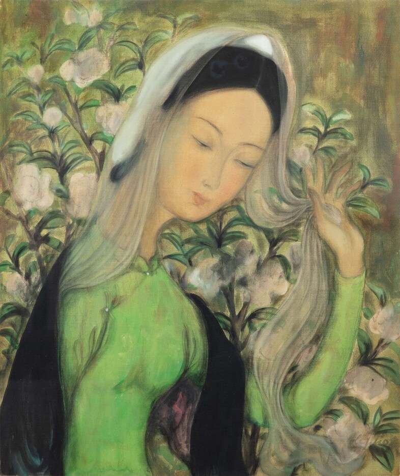 Le Pho (1907 – 2001), Femme au voile