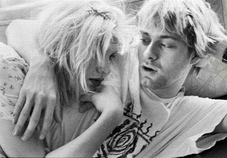 Kurt Cobain, Courtney Love and Frances Bean Guzman Family