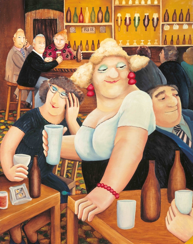Beryl Cook, The Lockyer Tavern, c1974