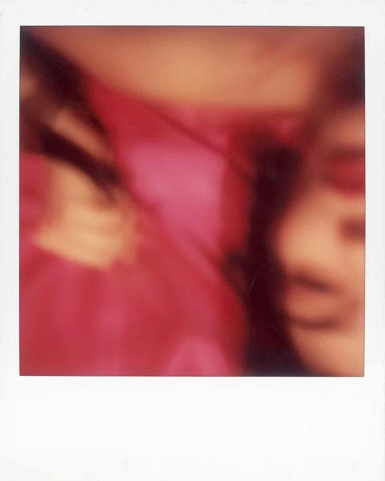 Self portrait 1979 Polaroid SX 70 - Maripol