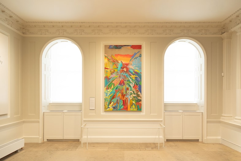 Rachel Jones, Struck, The Courtauld, Londres, pintura