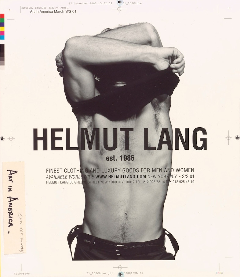 Helmut Lang Séance De Travail 1986–2005
