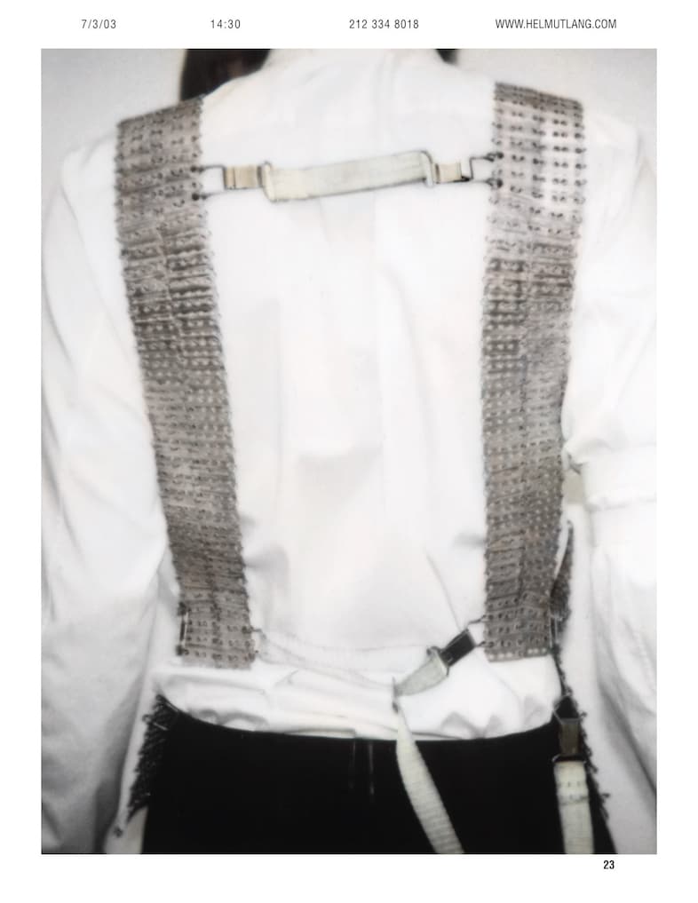 Helmut Lang S&#233;ance De Travail 1986–2005