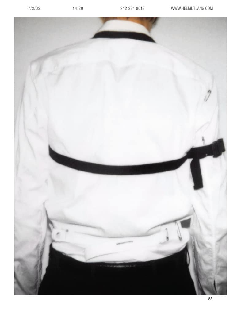 Helmut Lang S&#233;ance De Travail 1986–2005