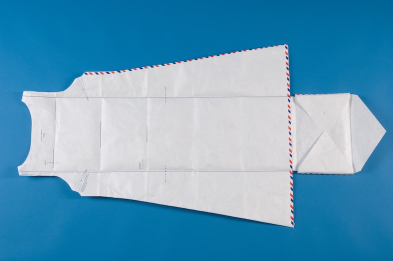 Hussein Chalayan, “Airmail” Tyvek® dress, 1999