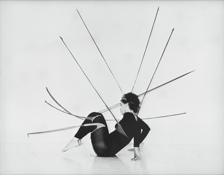 Senga Nengudi Performance Piece, 1977 (detail)