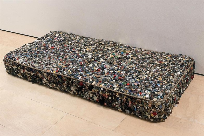 Bed Head by Jim Lambie, 2002