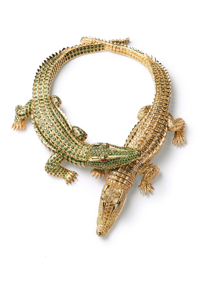 Crocodile necklace