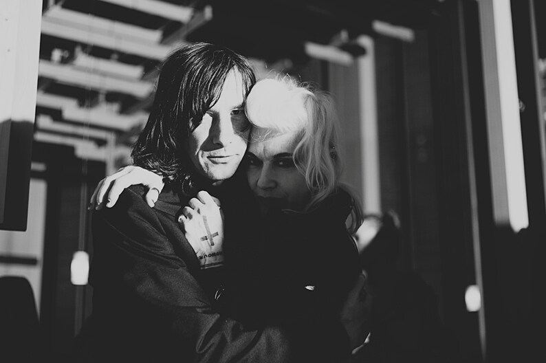 Bobby Gillespie and Pam Hogg