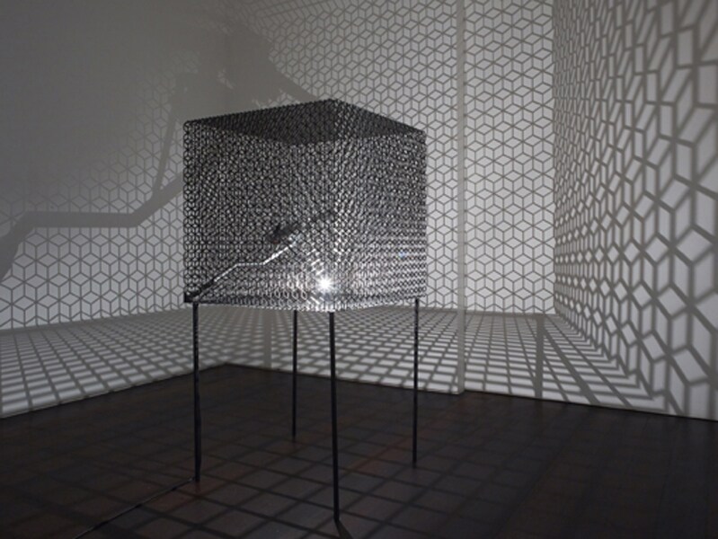 Conrad Shawcross, Slow Arc Inside a Cube IV (2009)