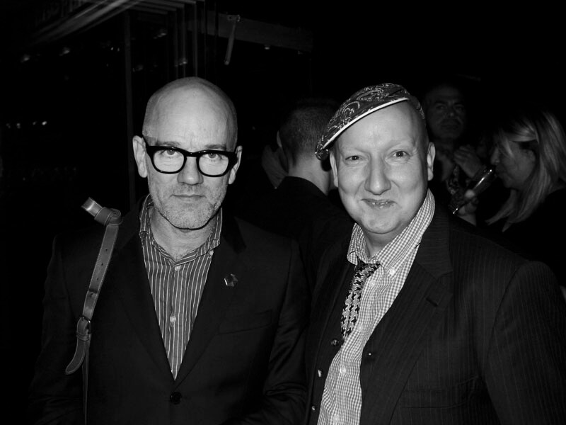 Michael Stipe and Stephen Jones