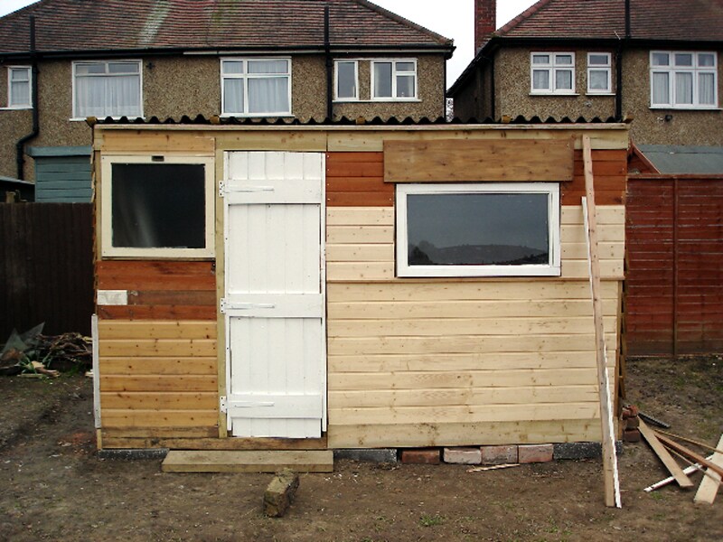 Building a shed from scraps