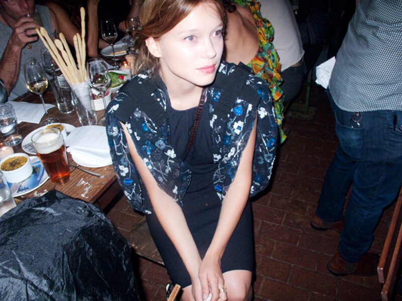 L&#233;a Seydoux at the AnOther issue 21 launch dinner &amp; party wi