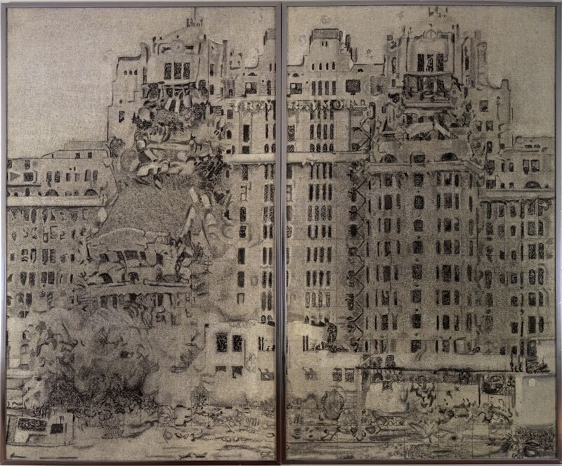 Richard Artschwager, Destruction III, 1972