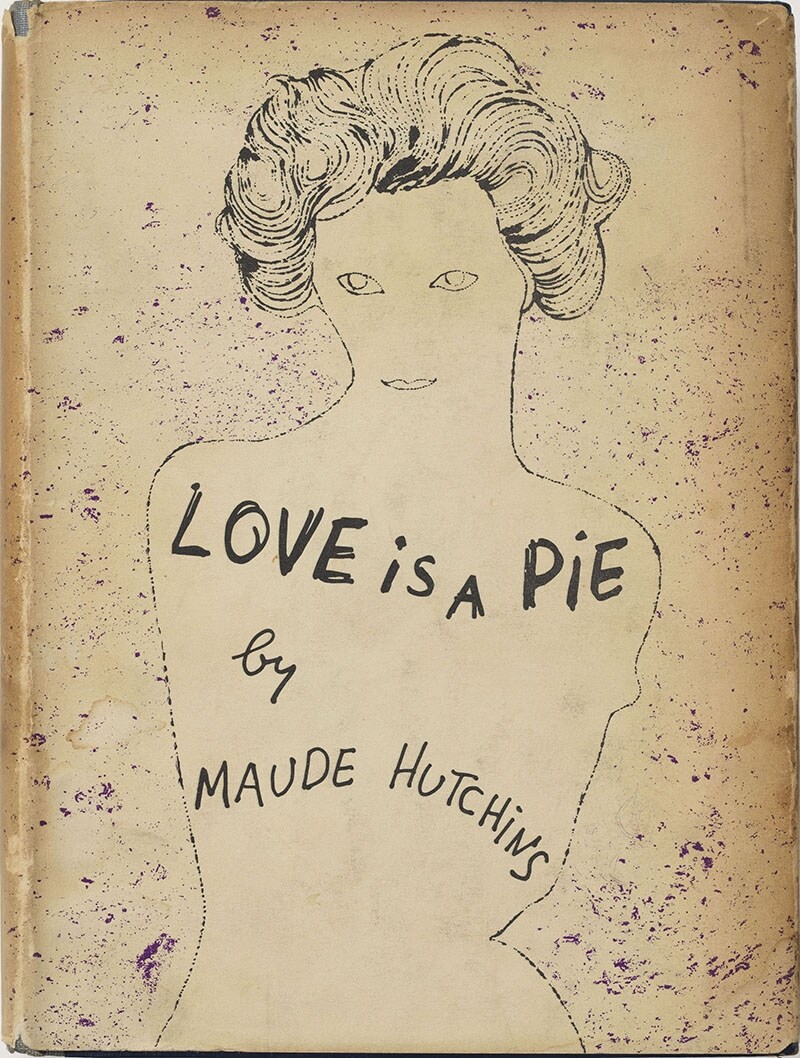 Maude Hutchins, Love Is a Pie, 1952, cover motif by Andy War