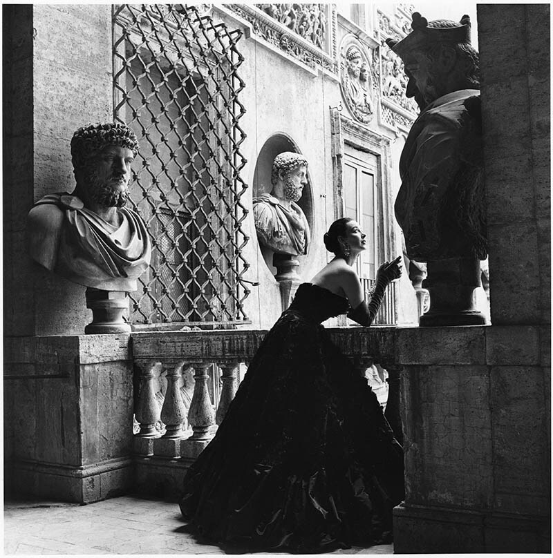 Simonetta Evening Gown of Embroidered Silk