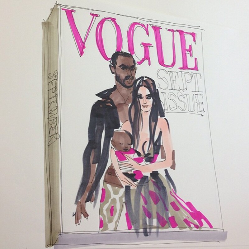 Vogue September Issue: Kim and Kanye