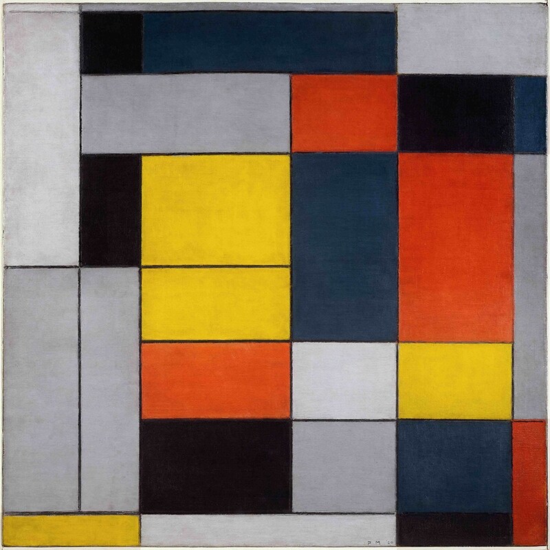 Piet Mondrian, No. VI Composition No.II