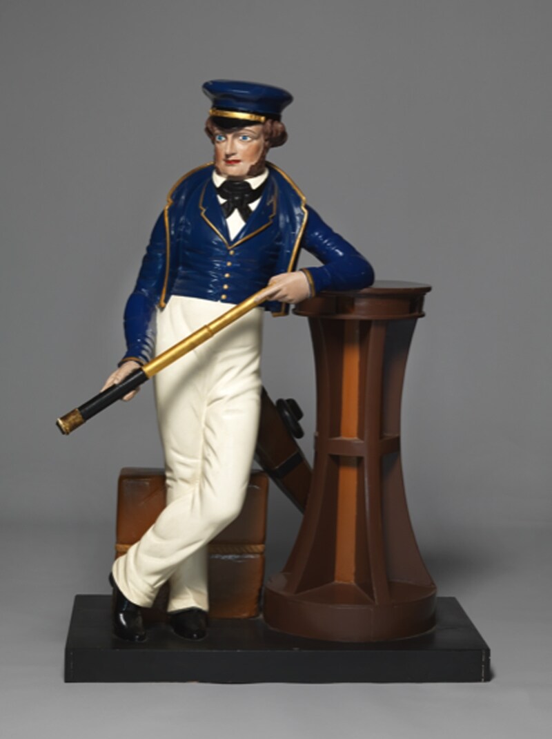 Arthur Anderson Rope Seller’s Sign in the form of a sailor