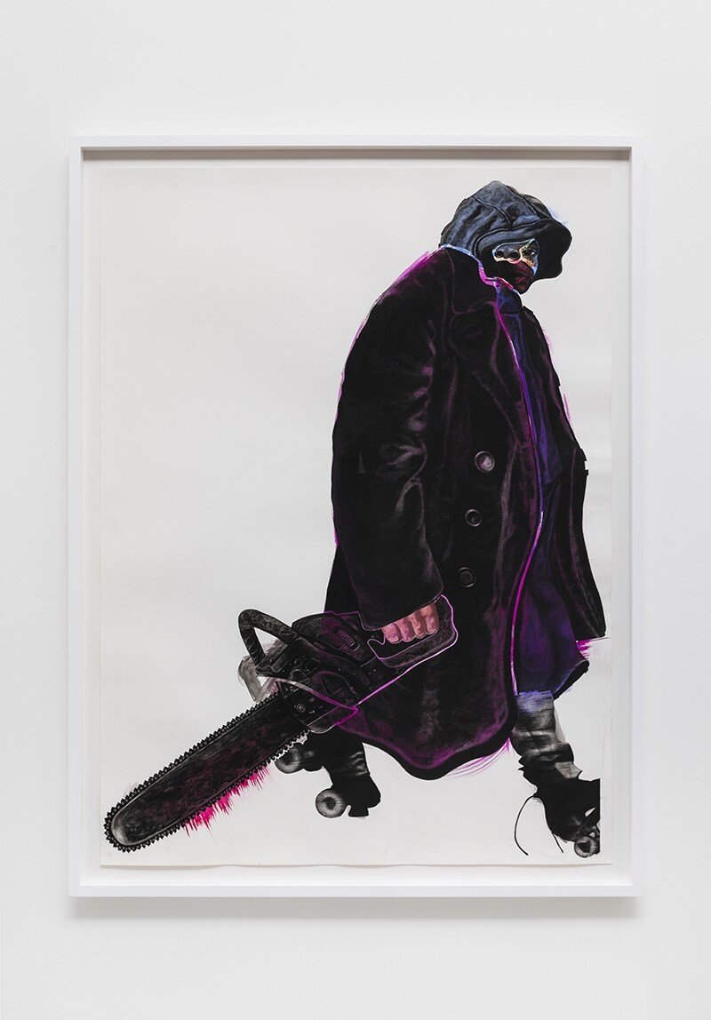 Nathaniel Mary Quinn, Chainsaw Master, 2014